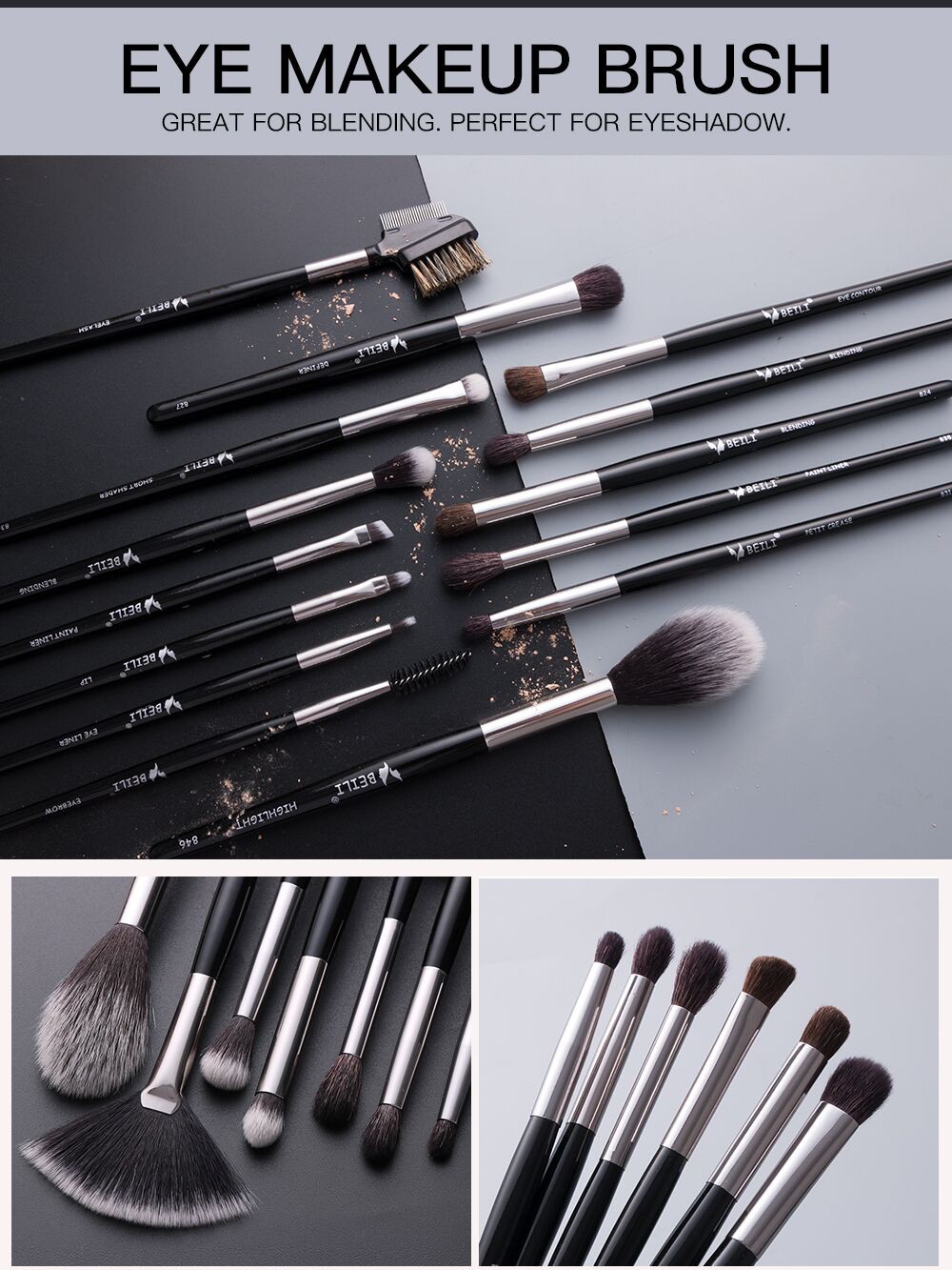 custom makeup brush set