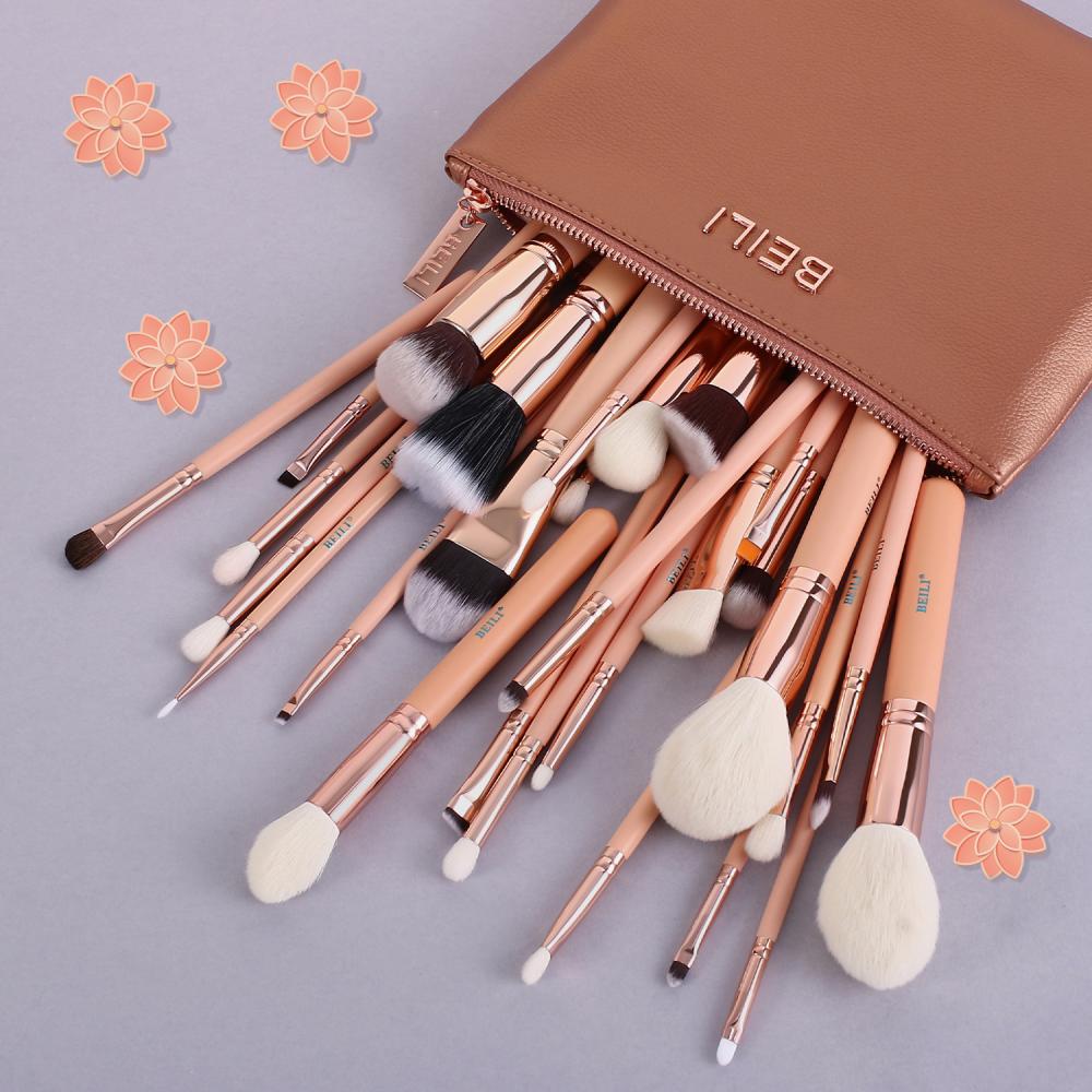 private label makeup brush with bag